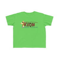 KVOM Logo Toddler's Jersey Style T-Shirt, Maroon Logo-Children's Clothing-KVOM