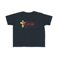 KVOM Logo Toddler's Jersey Style T-Shirt, Maroon Logo-Children's Clothing-KVOM