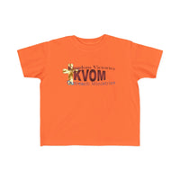 KVOM Logo Toddler's Jersey Style T-Shirt, Maroon Logo-Children's Clothing-KVOM