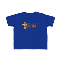 KVOM Logo Toddler's Jersey Style Tee, Brass Logo-Children's Clothing-KVOM