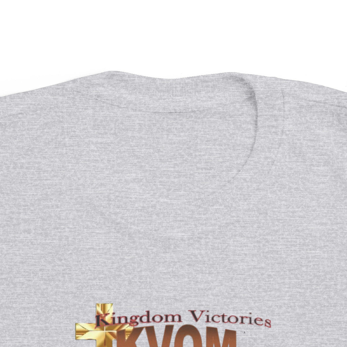 KVOM Logo Toddler's Jersey Style Tee, Brass Logo-Children's Clothing-KVOM