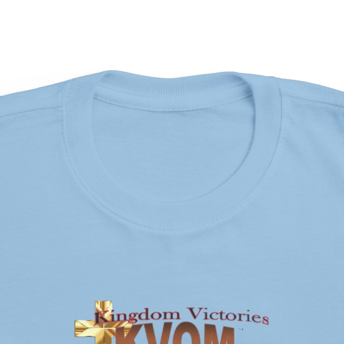 KVOM Logo Toddler's Jersey Style Tee, Brass Logo-Children's Clothing-KVOM