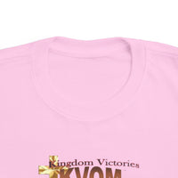 KVOM Logo Toddler's Jersey Style Tee, Brass Logo-Children's Clothing-KVOM