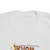 KVOM Logo Toddler's Jersey Style Tee, Brass Logo-Children's Clothing-KVOM