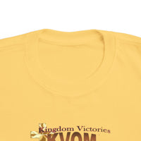 KVOM Logo Toddler's Jersey Style Tee, Brass Logo-Children's Clothing-KVOM