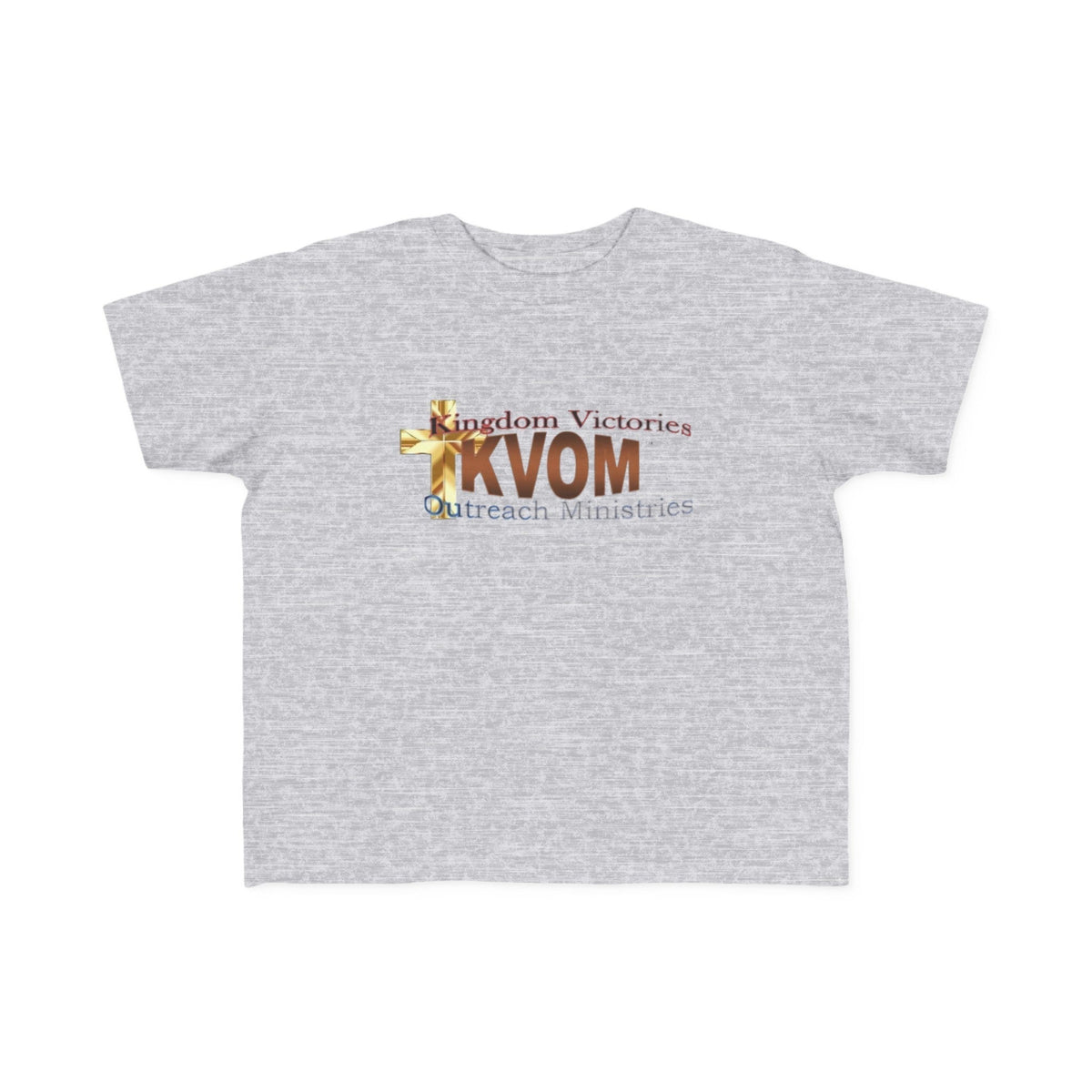 KVOM Logo Toddler's Jersey Style Tee, Brass Logo-Children's Clothing-KVOM