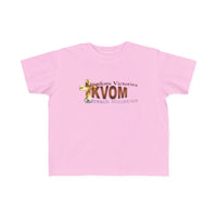 KVOM Logo Toddler's Jersey Style Tee, Brass Logo-Children's Clothing-KVOM