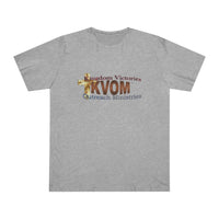 KVOM Logo Unisex Deluxe T-shirt, Brass Logo-KVOM