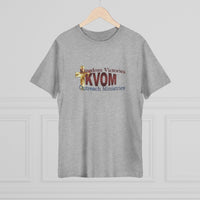 KVOM Logo Unisex Deluxe T-shirt, Maroon Logo-KVOM