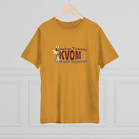 KVOM Logo Unisex Deluxe T-shirt, Maroon Logo-KVOM