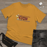 KVOM Logo Unisex Deluxe T-shirt, Maroon Logo-KVOM