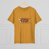 KVOM Logo Unisex Deluxe T-shirt, Maroon Logo-KVOM