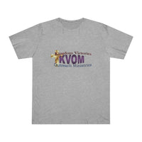 KVOM Logo Unisex Deluxe T-shirt, Moses Temple Colored Logo-KVOM