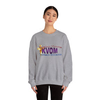 KVOM Logo Unisex Heavy Blend™ Crewneck Sweatshirt, Moses Temple Colored Logo-KVOM