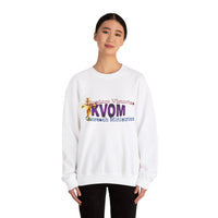 KVOM Logo Unisex Heavy Blend™ Crewneck Sweatshirt, Moses Temple Colored Logo-KVOM