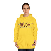 KVOM Logo Unisex Relaxed Fit Hoodie, Brass Logo-KVOM