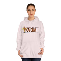 KVOM Logo Unisex Relaxed Fit Hoodie, Brass Logo-KVOM