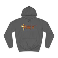 KVOM Logo Unisex Relaxed Fit Hoodie, Brass Logo-KVOM