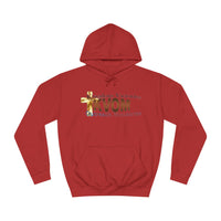 KVOM Logo Unisex Relaxed Fit Hoodie, Brass Logo-KVOM