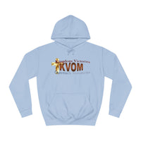 KVOM Logo Unisex Relaxed Fit Hoodie, Brass Logo-KVOM