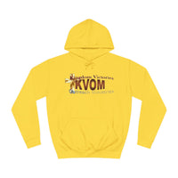 KVOM Logo Unisex Relaxed Fit Hoodie, Brass Logo-KVOM