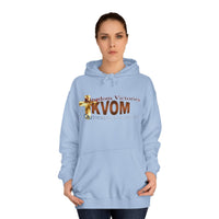 KVOM Logo Unisex Relaxed Fit Hoodie, Brass Logo-KVOM