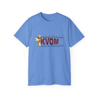 KVOM Logo Unisex Ultra Comfort T-Shirt, Maroon Logo-KVOM