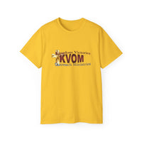 KVOM Logo Unisex Ultra Comfort T-Shirt, Maroon Logo-KVOM