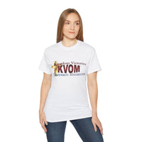 KVOM Logo Unisex Ultra Comfort T-Shirt, Maroon Logo-KVOM