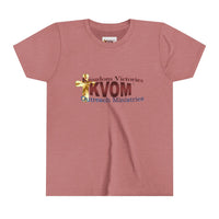 KVOM Logo Youth Short Sleeve T-Shirt, Maroon Logo-Children's Clothing-KVOM