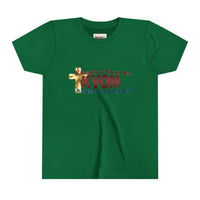 KVOM Logo Youth Short Sleeve T-Shirt, Maroon Logo-Children's Clothing-KVOM