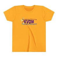 KVOM Logo Youth Short Sleeve T-Shirt, Moses Temple Colored Logo-Children's Clothing-KVOM