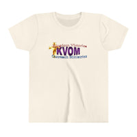 KVOM Logo Youth Short Sleeve T-Shirt, Moses Temple Colored Logo-Children's Clothing-KVOM