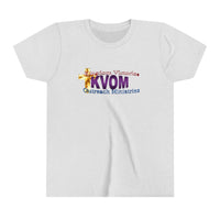 KVOM Logo Youth Short Sleeve T-Shirt, Moses Temple Colored Logo-Children's Clothing-KVOM