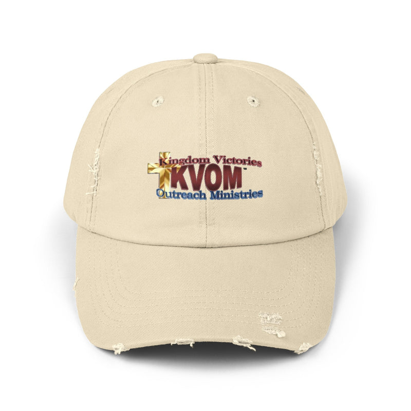 KVOM Maroon Logo Distressed Cap-KVOM; Christian Clothing; Women’s Clothing; Men's Clothes, Men's Hats, Women’s T-Shirts; Hoodies Sale; Ladies Tops; Ladies Dresses; Floral Tops; Floral Dresses; Flower Clothes; Activewear; Glorious; Psalms; Blessings On Blessings; Teens Clothing; Christian Book Store; Girl’s Clothing Sale; Mother’s Day Sale; Gifts For Sister; Christian Gifts; Gifts for Daughter; Spring Sale; Clearance Sale; Jesus; Christ Is King; Holy Ghost; God Got Me; Spiritual Warrior; Prophetic; Blessings