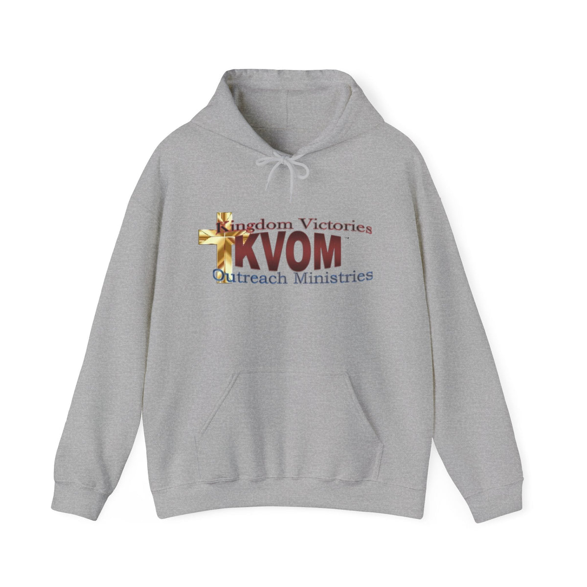 KVOM Maroon Logo Unisex Heavy Blend™ Hoodie-KVOM