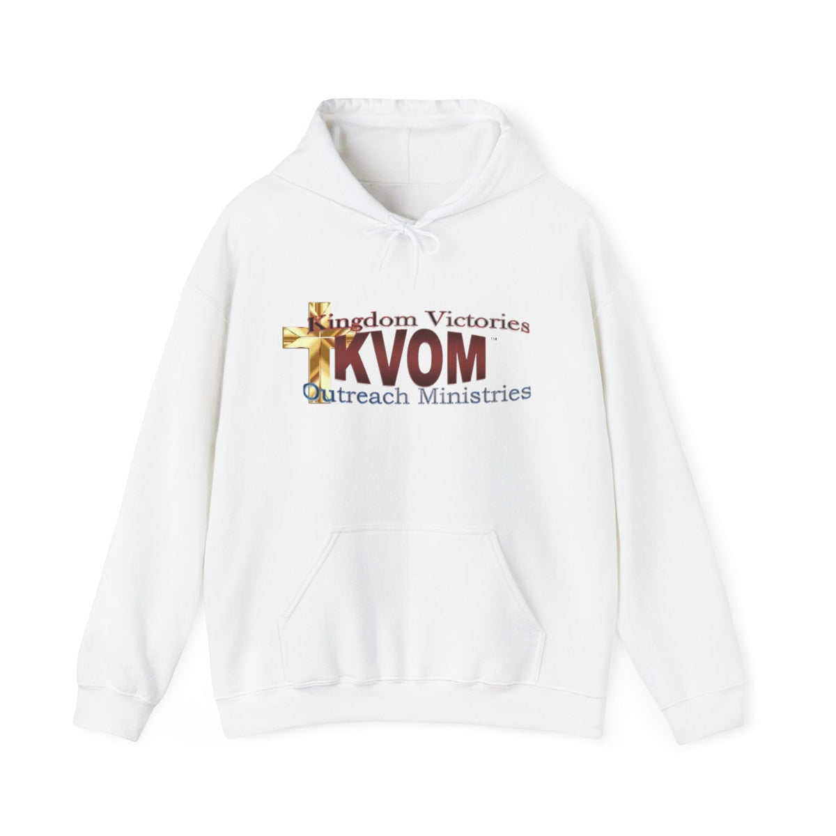 KVOM Maroon Logo Unisex Heavy Blend™ Hoodie-KVOM