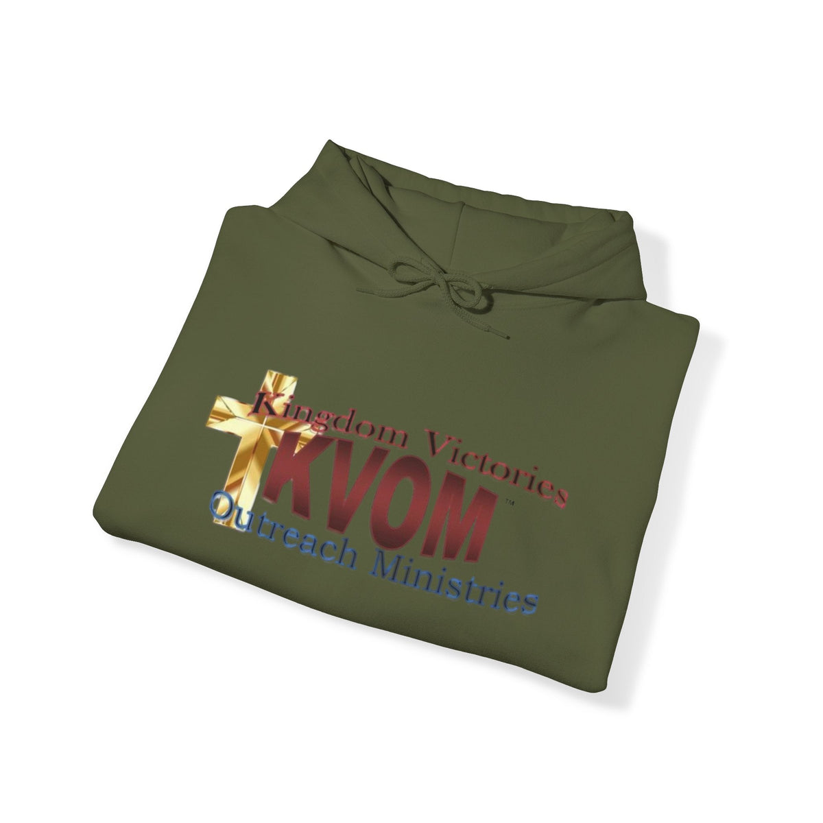 KVOM Maroon Logo Unisex Heavy Blend™ Hoodie-KVOM