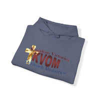 KVOM Maroon Logo Unisex Heavy Blend™ Hoodie-KVOM