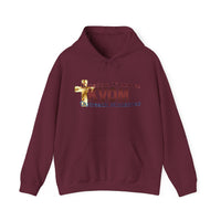 KVOM Maroon Logo Unisex Heavy Blend™ Hoodie-KVOM