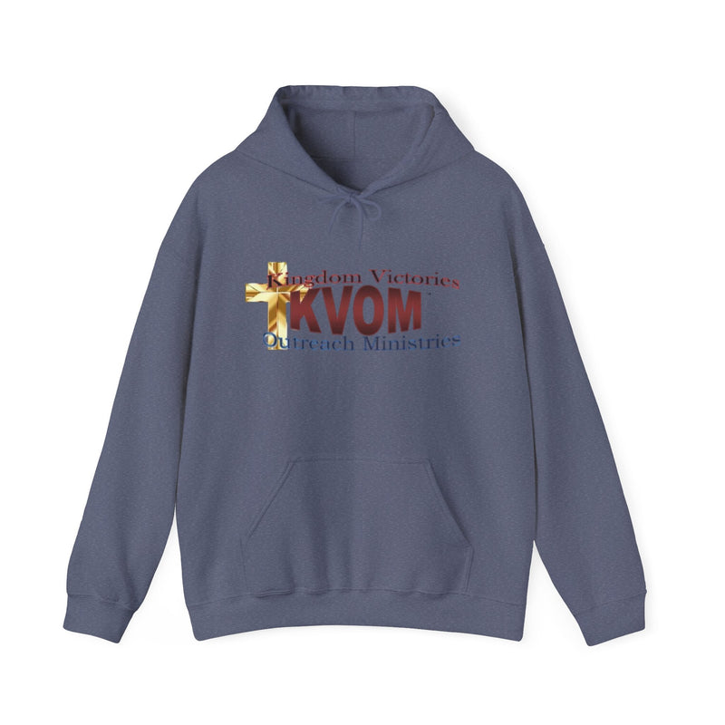 KVOM Maroon Logo Unisex Heavy Blend™ Hoodie-KVOM