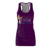 KVOM Purple Logo Racerback Dress-KVOM