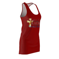 KVOM Red Logo Racerback Dress-KVOM