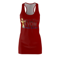 KVOM Red Logo Racerback Dress-KVOM