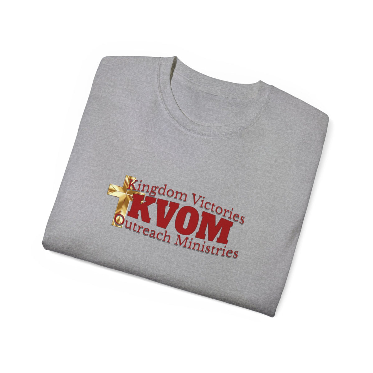 KVOM Red Logo Unisex T-Shirt-KVOM