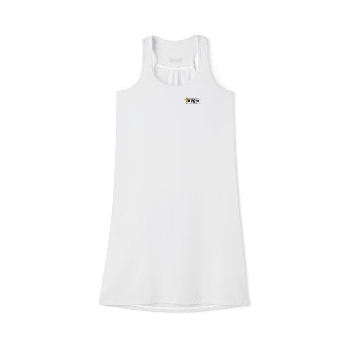 KVOM Side Logo Women's Midi Racerback Dress