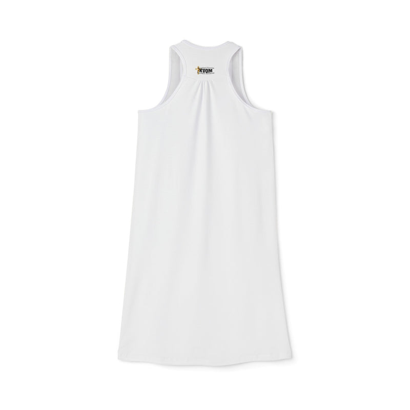 KVOM Side Logo Women's Midi Racerback Dress