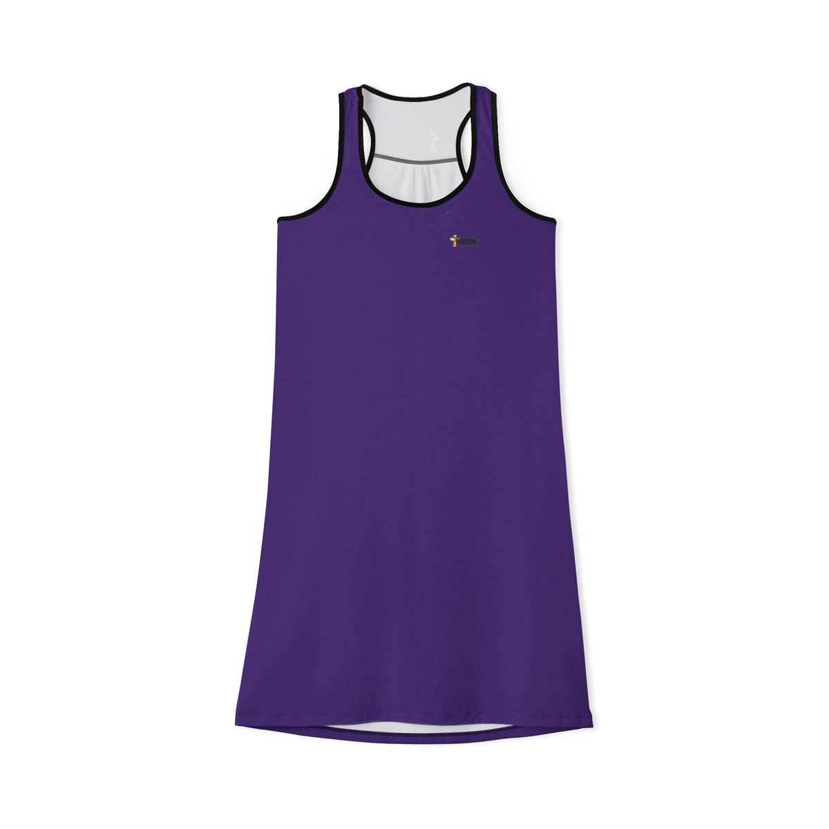 KVOM Side Logo Women's Midi Racerback Dress