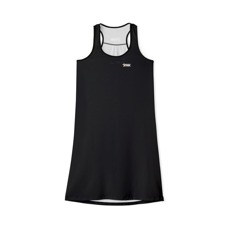 KVOM Side Logo Women's Midi Racerback Dress