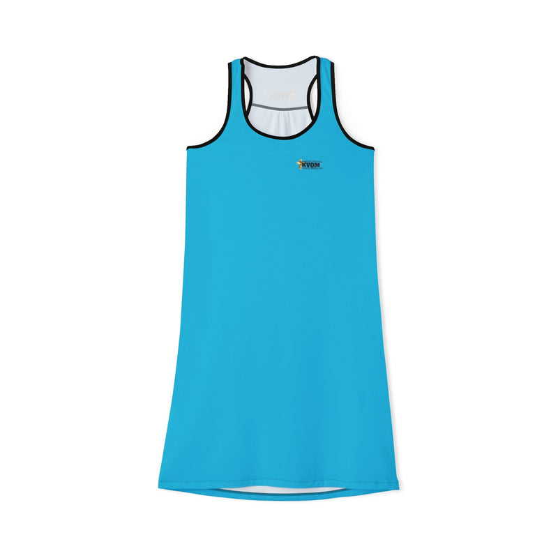 KVOM Side Logo Women's Midi Racerback Dress